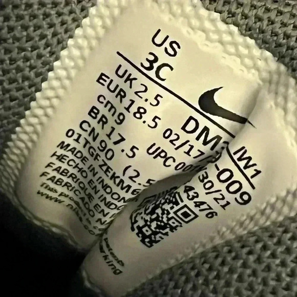 NIKE AIR MORE UPTEMPO (PS) COOL GREY-MIDNIGHT NAVY BLUE-WHITE  [DM3318-009] - Picture 11 of 14